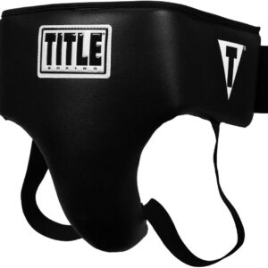TITLE Boxing Deluxe Groin Protector Plus 2.0 in Black