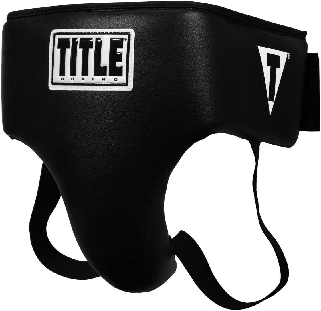 TITLE Boxing Deluxe Groin Protector Plus 2.0 in Black